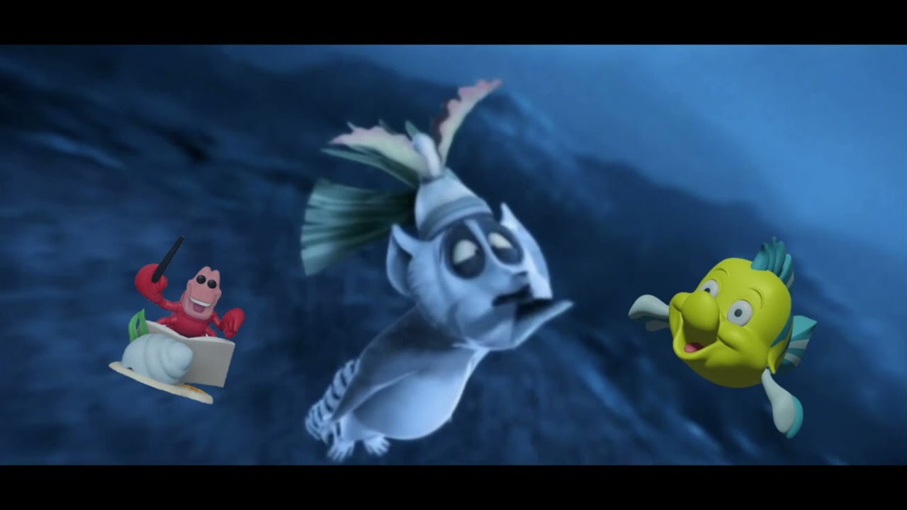 King Julien sings part of your world