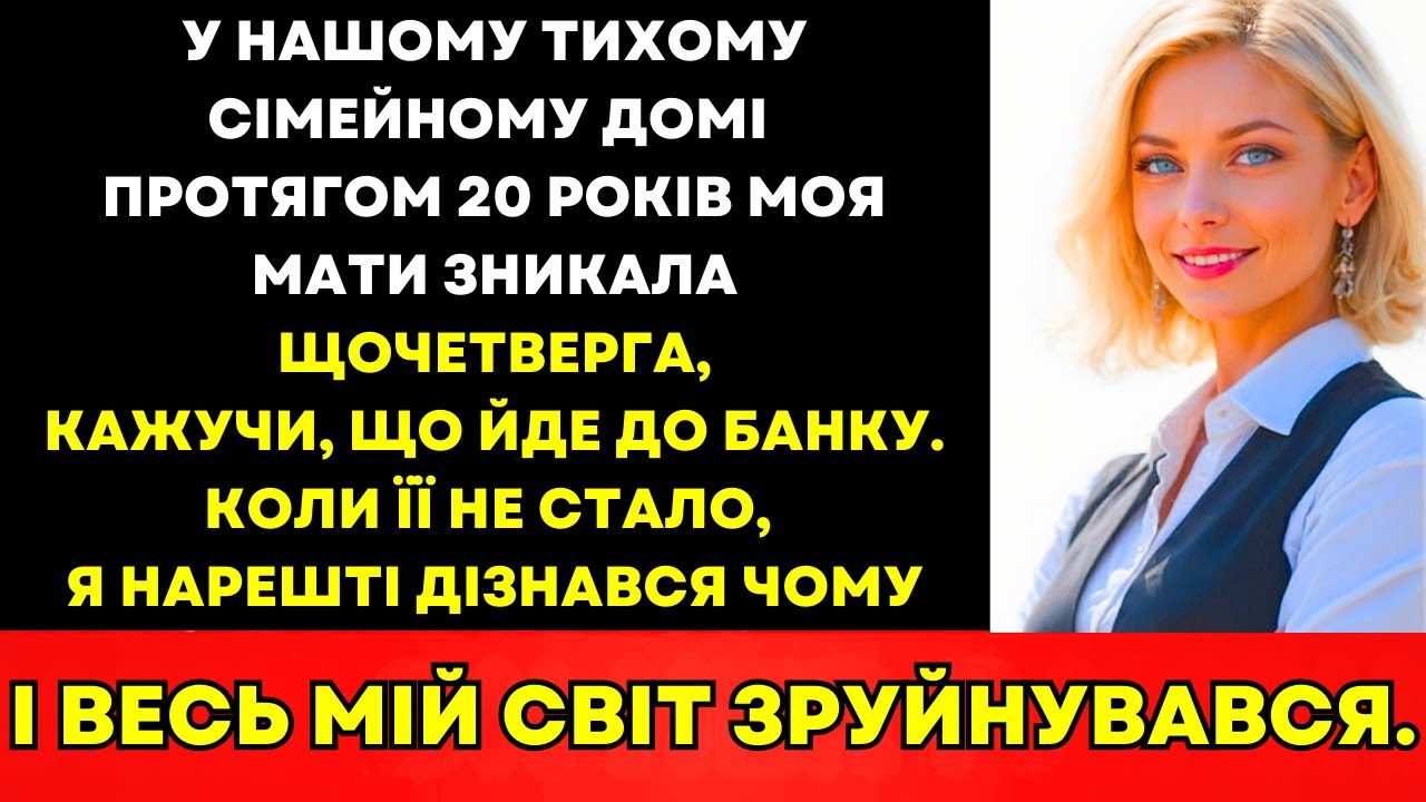 У Нашому Домі 20 Років Мати Зникала Щочетверга—Правда Мене Зламала