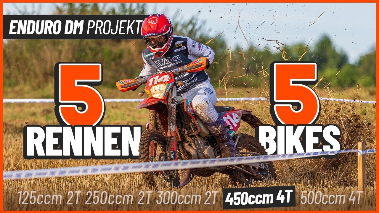 Enduro DM Projekt 1625 ccm, Teil 2: Waldkappel auf der KTM EXC 450