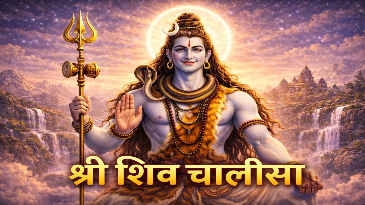 Shiv Chalisa | श्री शिव चालीसा | Peace & Mahadev Kripa | Shiv Bhajan | ॐ नमः शिवाय
