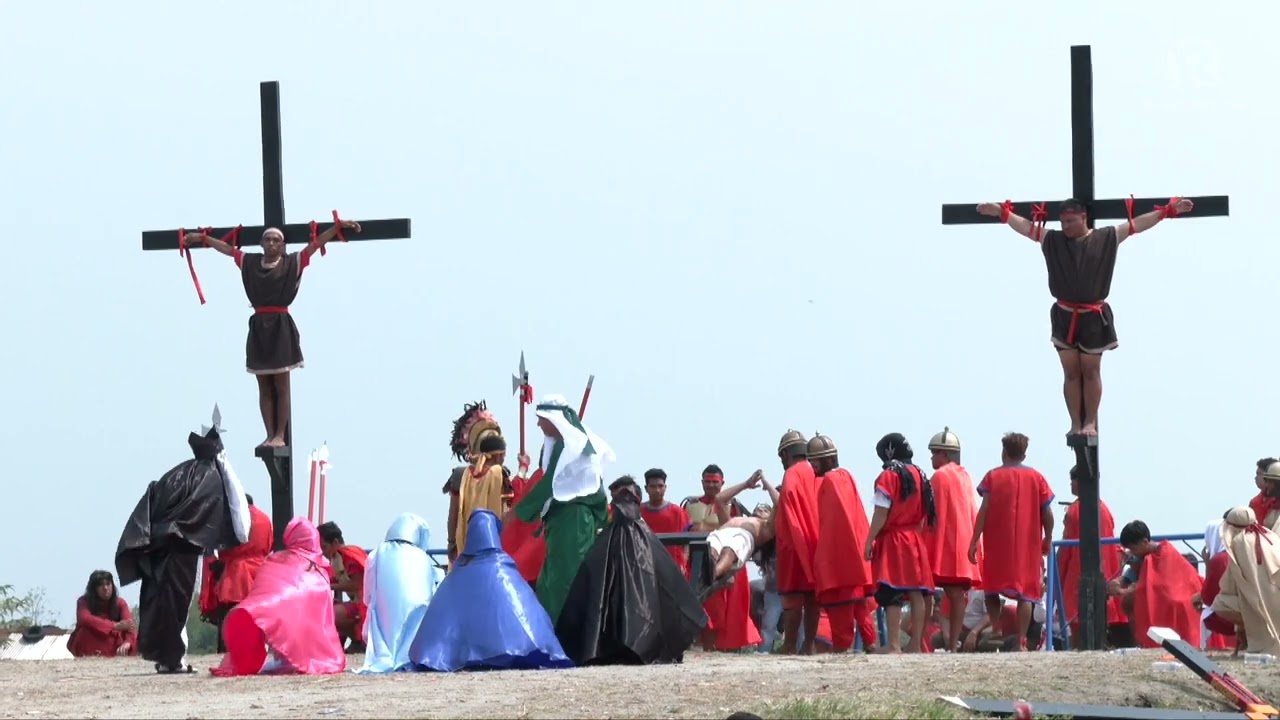 FULL VIDEO: Reenactment of the Passion of the Christ in San Fernando, Pampanga