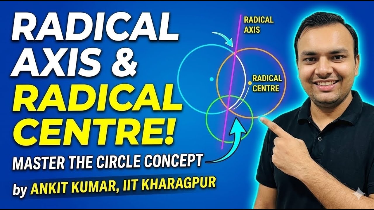 JEE Mains & JEE Advanced | (L-6 Part - III) Radical Axis and Radical Centre | Live Streaming