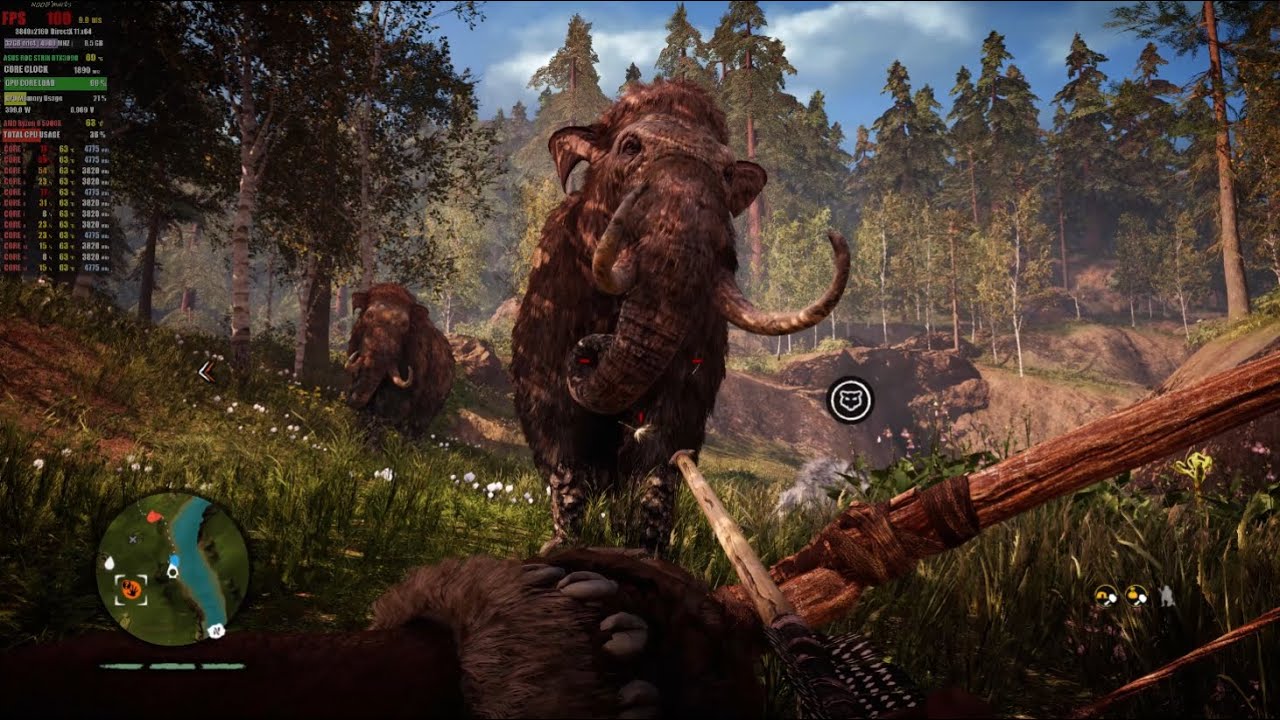 Far Cry: Primal - 4K / 2160p | ULTRA Settings | RTX 3090 / RYZEN 5900X