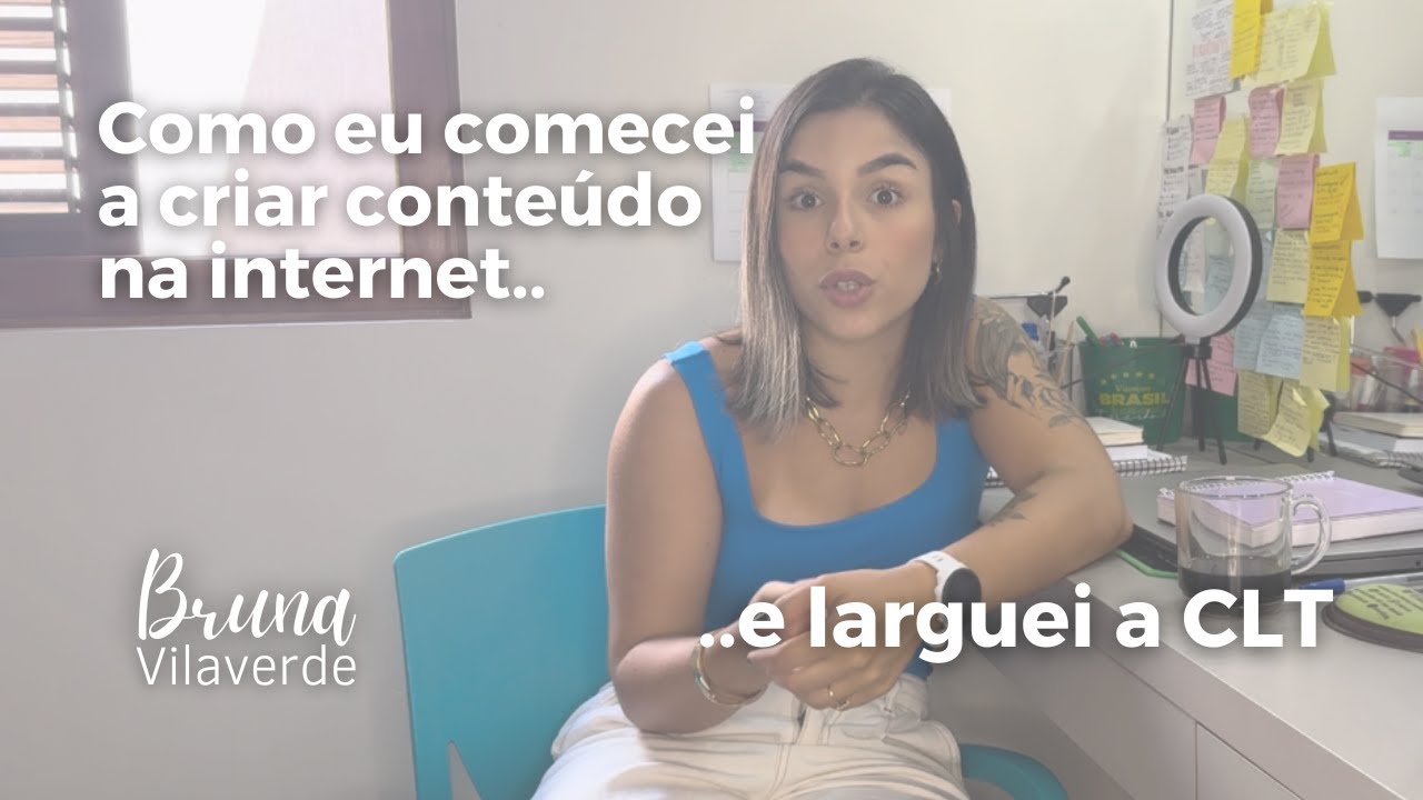 Como eu comecei a criar conte&uacute;do na internet e larguei a CLT?