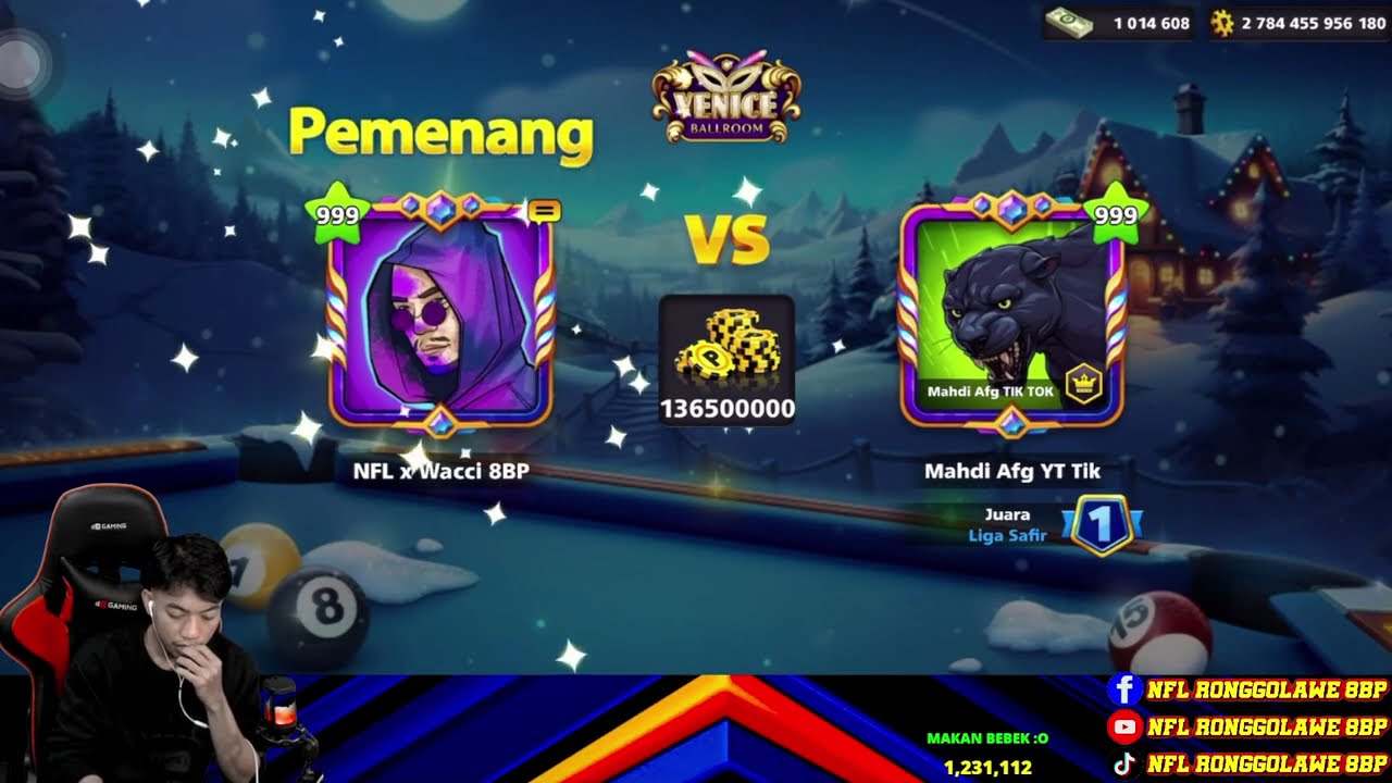 8BallPool TRICKSHOT & KISS SHOT In BERLIN/VENICE LEVEL 999 😱😱