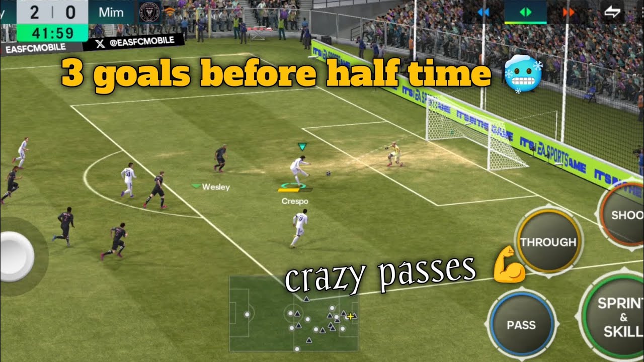 Fastest Goal (11') min' 🥅 , best passes and better shooting/ #easportsfc #fifamobile#multiplayerhere