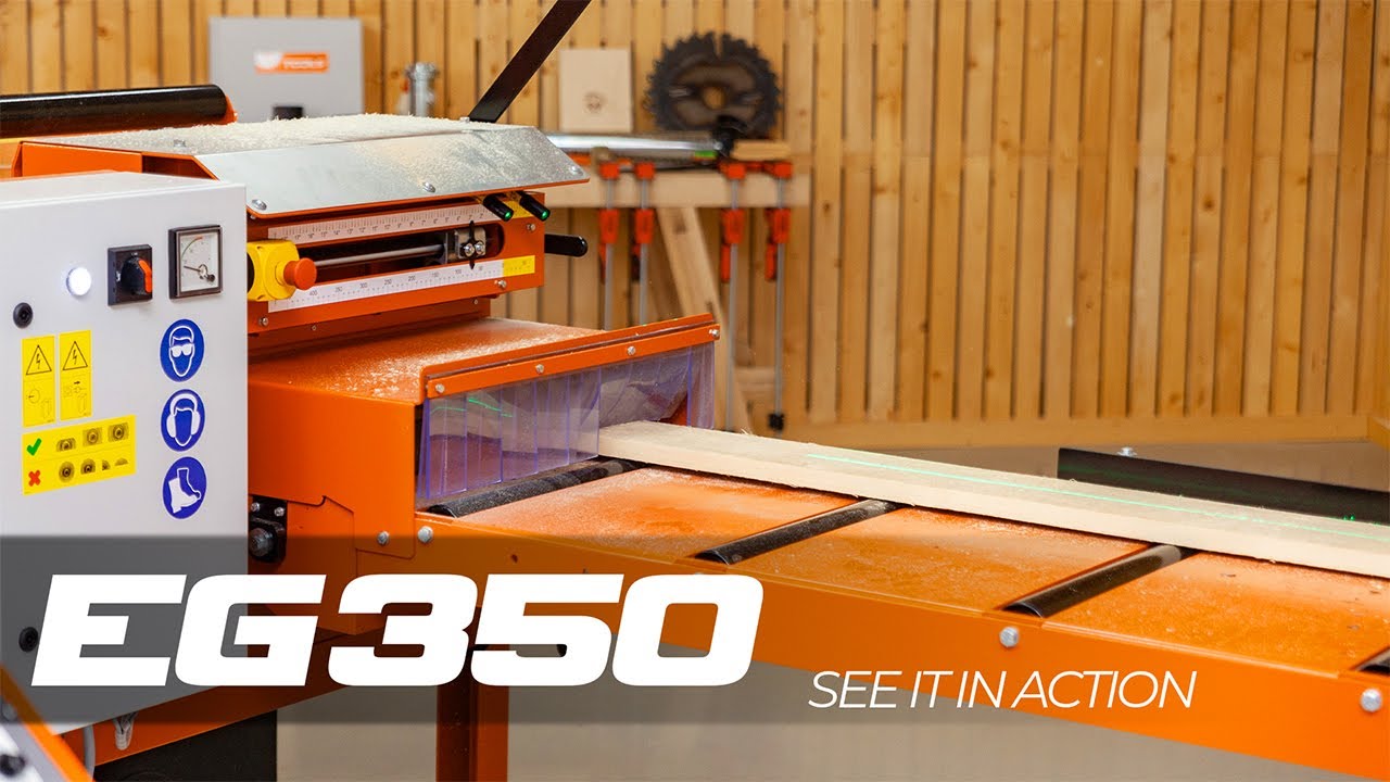 Кромкорез/многопил Wood-Mizer EG350: больше досок при меньших усилиях | Wood-Mizer