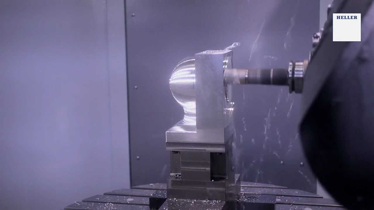 5-axis simultaneous machining of the HELLER Cup