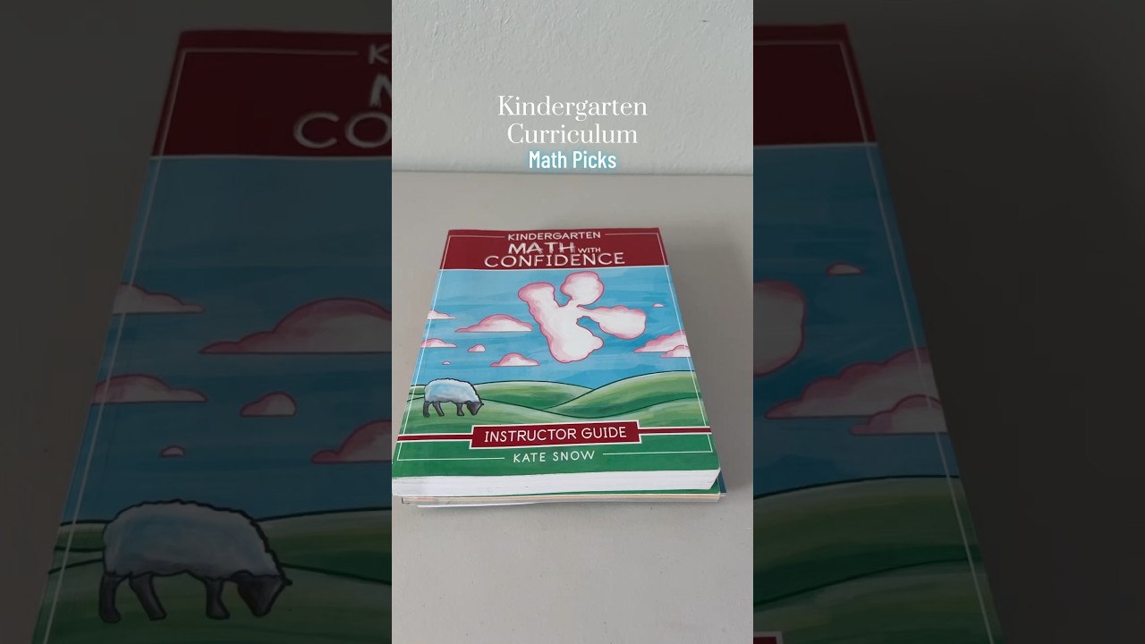 Kindergarten Curriculum Secular Math Picks Workbooks #homeschoolcurriculum #curriculumpicks #math