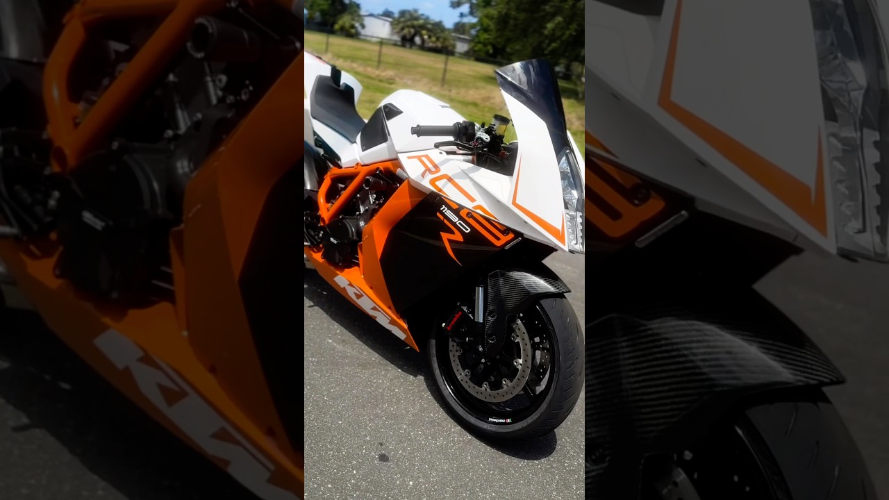 2015 KTM 1190 RC8 R | 8209 miles | Carbon fiber fairings #premiermotorsports #ktm #rc8r