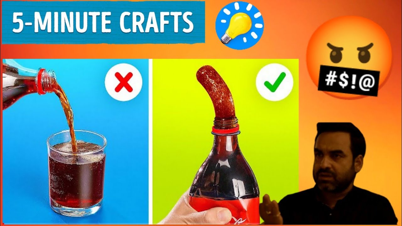 LIFE HACKS ROAST || 5 MINUTE CRAFT ROAST || 😂😂😂FUNNY