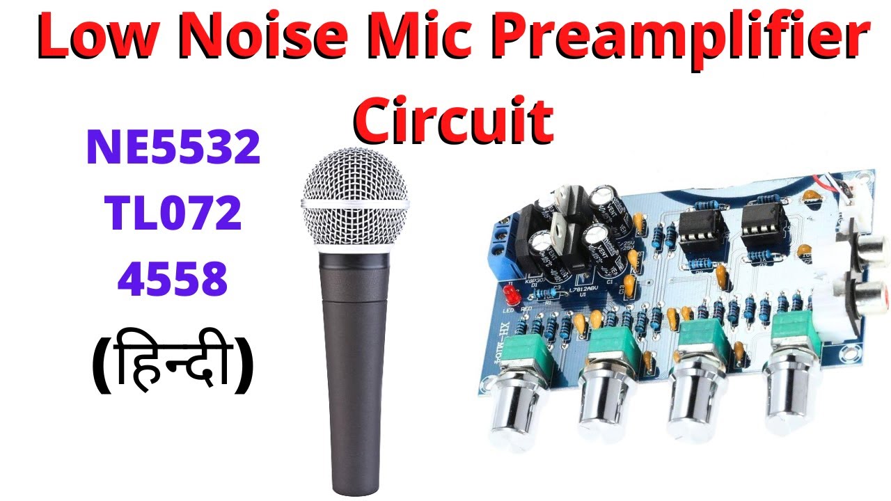 low noise microphone preamplifier circuit || mic preamp