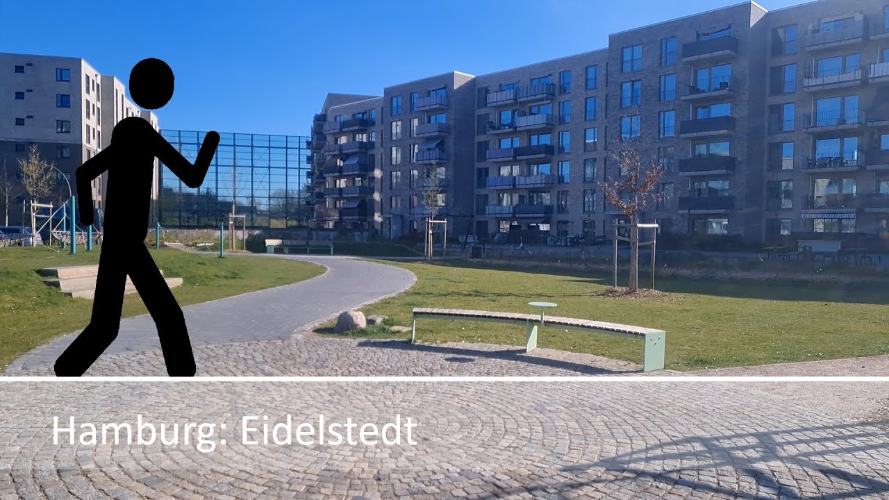Der Geher in Hamburg: Eidelstedt