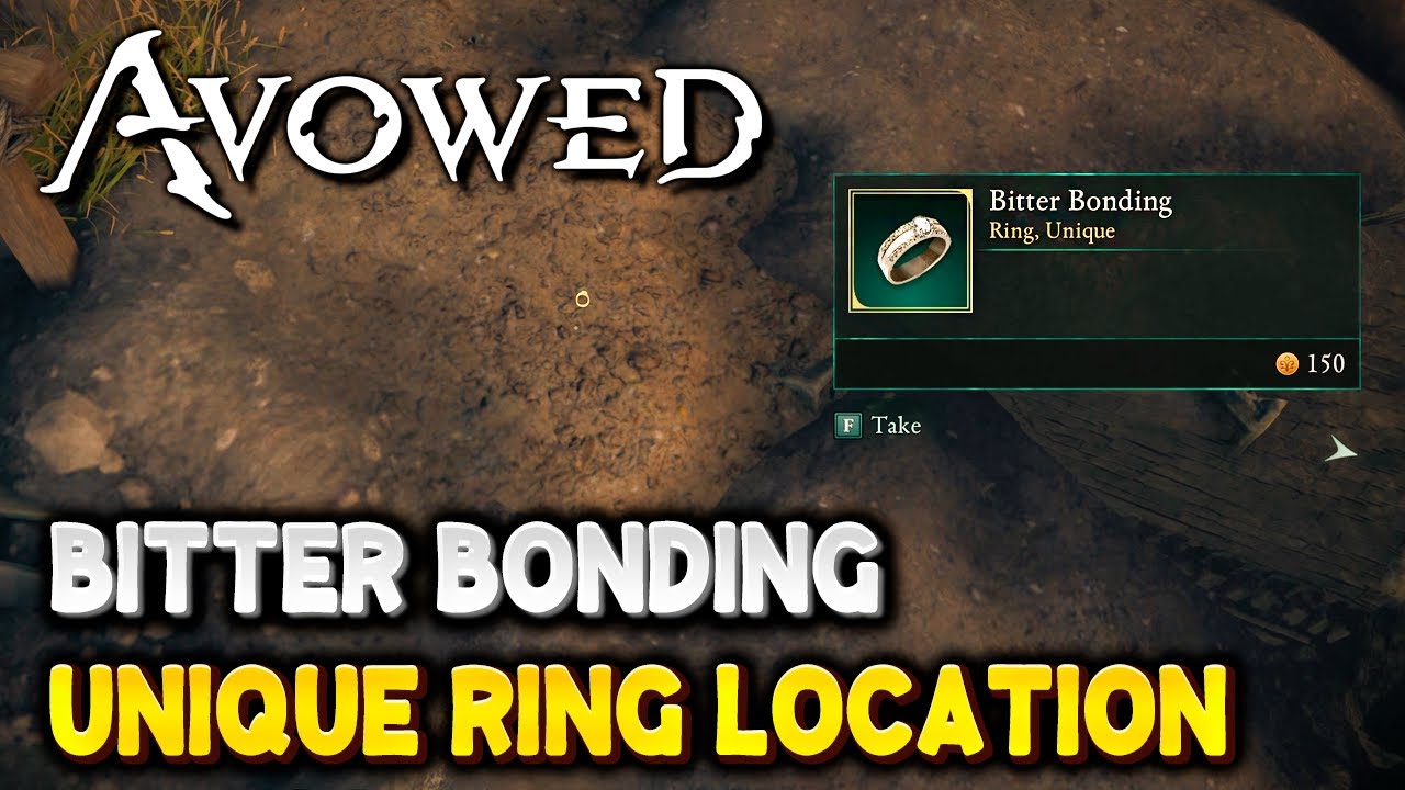 Avowed BITTER BONDING Unique Ring Location (Healing on hit)