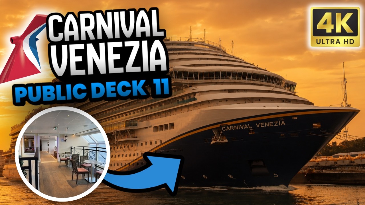 Carnival Venezia Public Deck 11 | Tall Man's Cruise Adventures