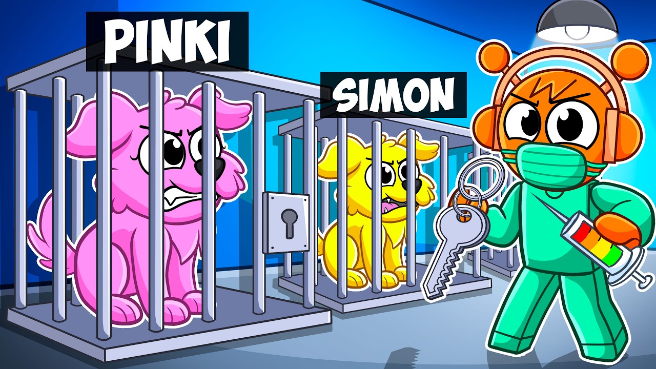 Выживание 100 дней в Roblox Escape The Dog Pound