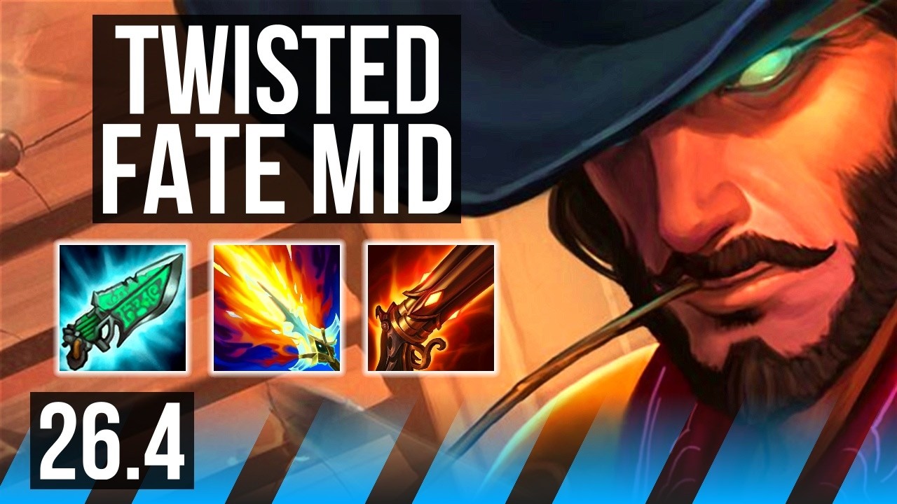 TWISTED FATE vs SYLAS (MID) | 47K damage | KR Grandmaster | 26.4