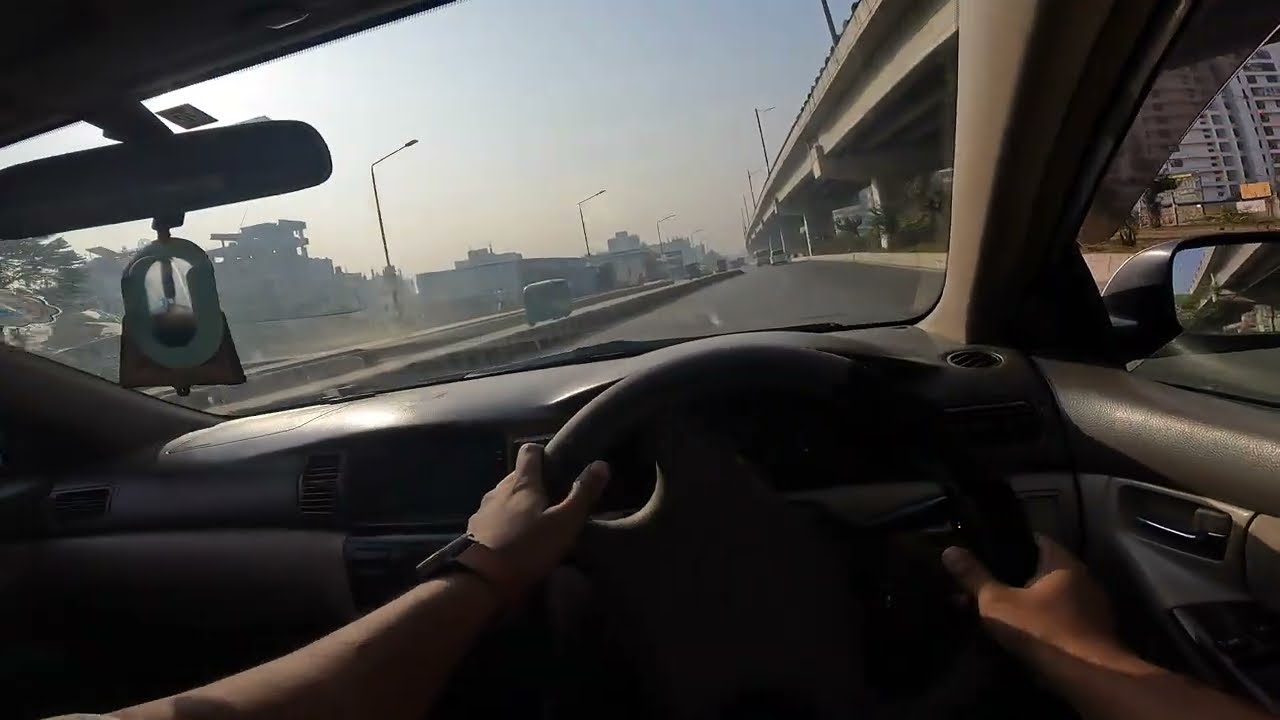 Mirpur 12 to Mohakhali Wireless - Dhaka Car POV