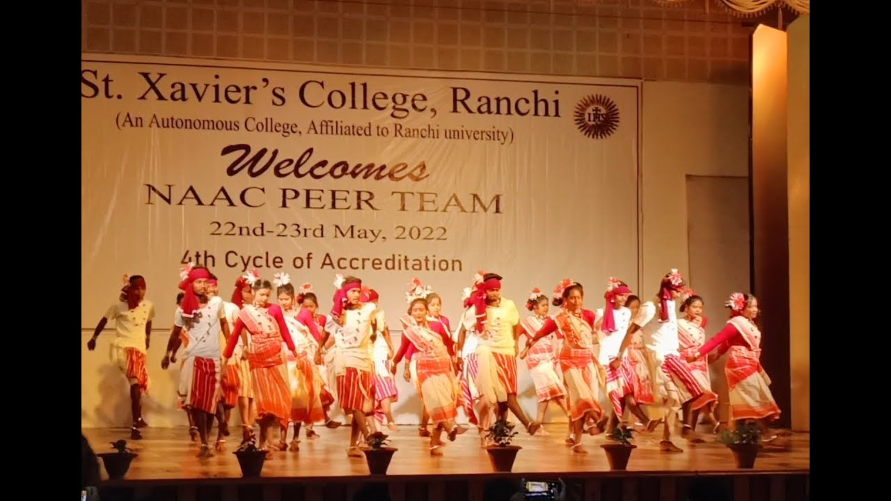 St. Xavier's college Ranchi 22 may 2022 Dance video Ucha Nicha Pahad Parwat .