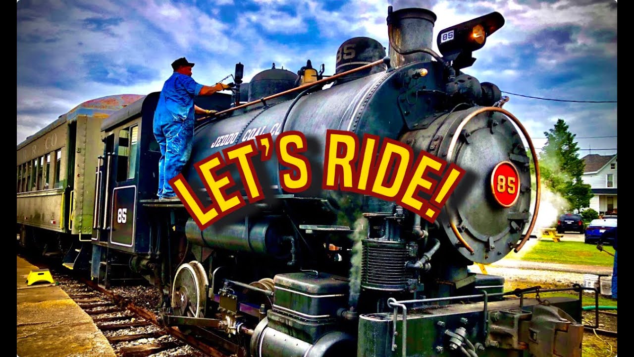 Jeddo Coal Co. 85 - Saddle Tank Engine at the Stewartstown Railroad!