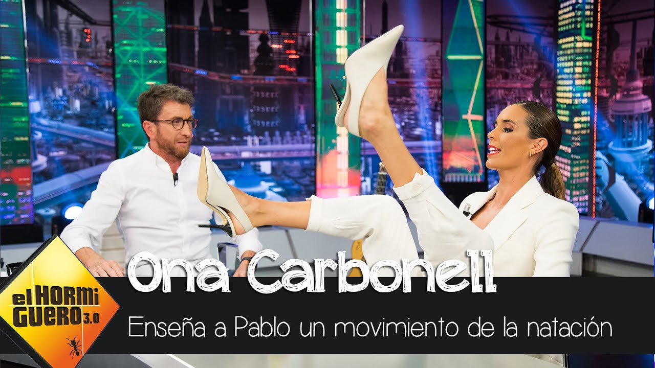 Ona Carbonell enseña a Pablo uno de los movimientos más bonitos de la natación - El Hormiguero 3.0
