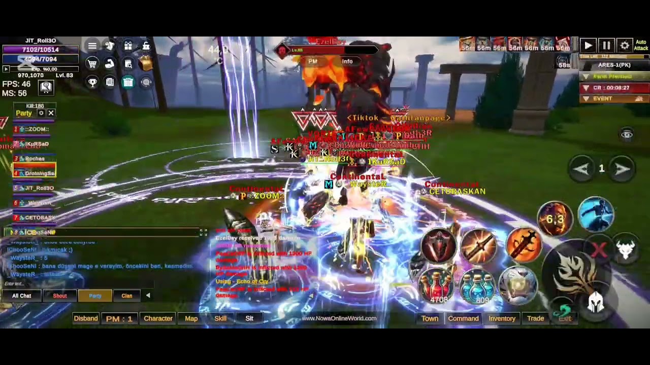 Nowa Online World - Warrior Fragment & Pk🦴