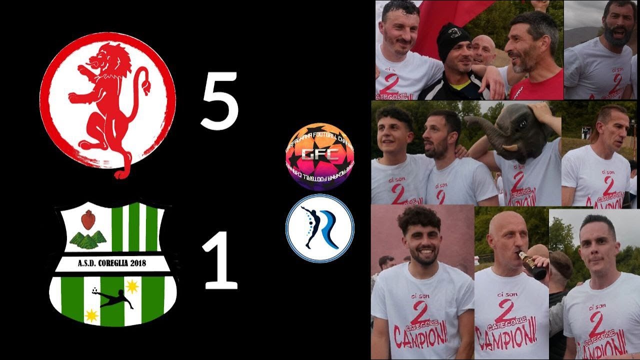 Atletico Castiglione 5-1 Coreglia 2018 \ TERZA CATEGORIA LUCCA - GIRONE A
