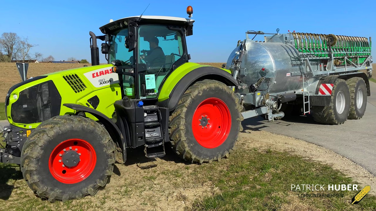 Lohnunternehmen Patrick Huber / Gülle fahren 2020 / Düngung in der Landwirtschaft / CLAAS / Fliegl