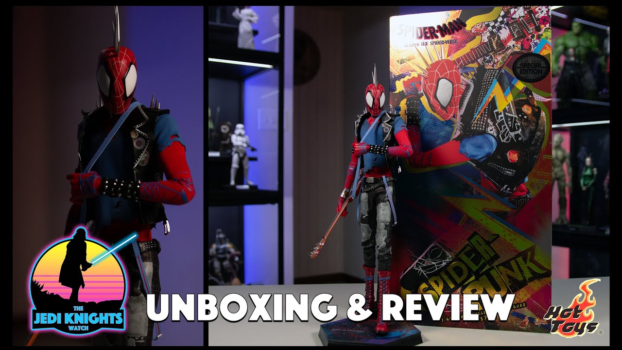 Hot Toys Spider-Man Across The Spidervers  Spider-Punk Unboxing & Review