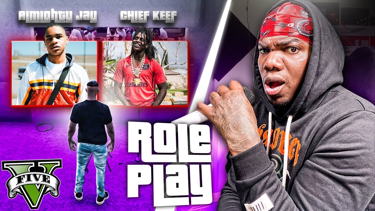 YBN almighty jay & Chief Keef React To Me Rapping In The Studio!! 😅| GTA V RP *Hilarious*