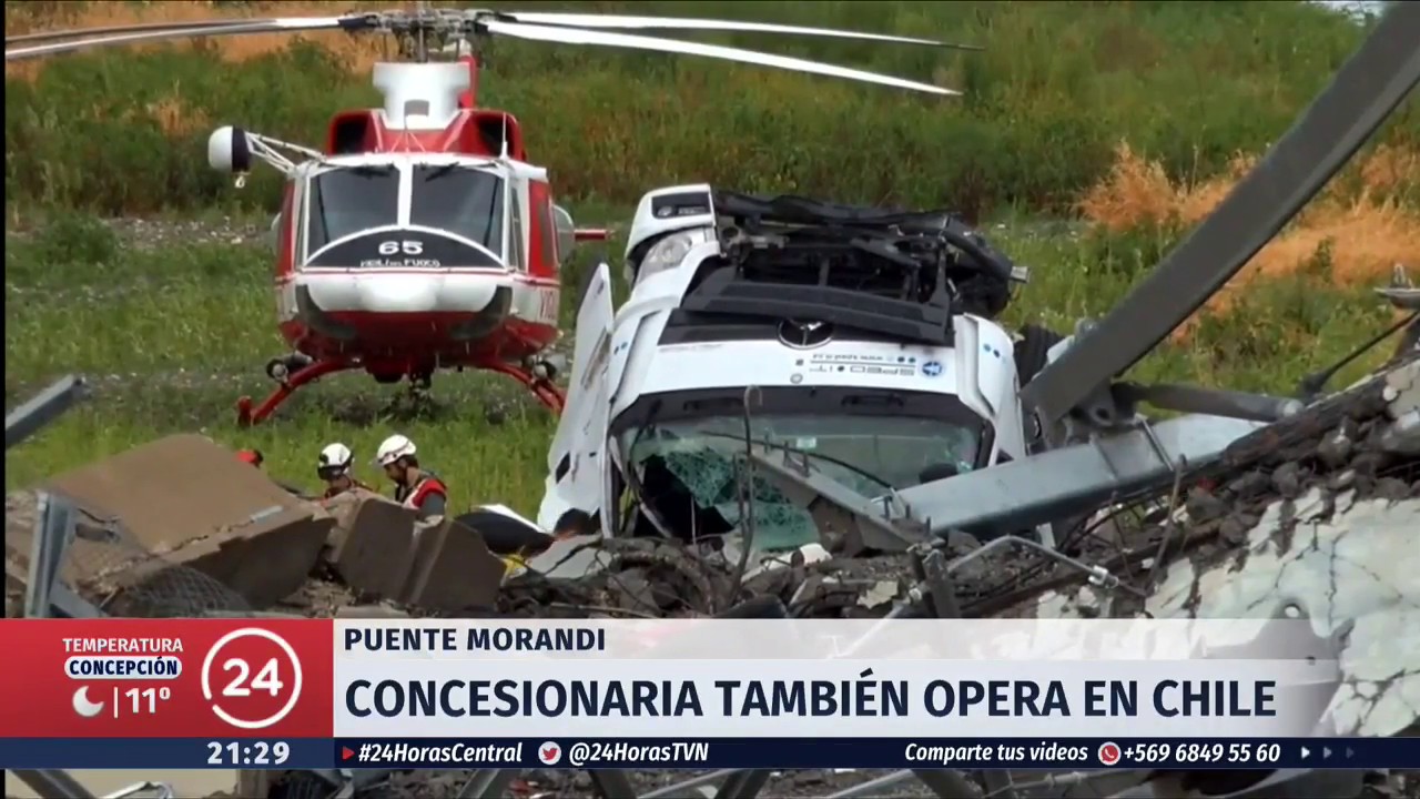 Al menos 35 muertos tras colapso de puente en Génova | 24 Horas TVN Chile