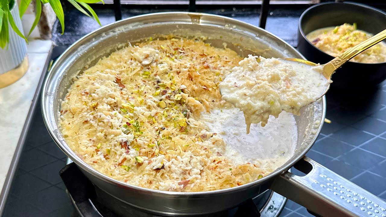 বাংলাদেশের জনপ্রিয় এই রেসিপি ঈদের দিন সবার ঘরে ঘরে থাকবে 🥰🌙Eid Special Dessert Dudh Semai Recipe