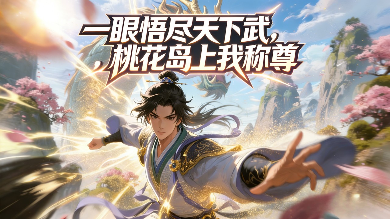 【FULL】《一眼悟尽天下武，桃花岛上我称尊》穿越成街头小乞丐觉醒顶级悟性系统，一眼解构武道，被东邪北丐疯抢为徒一路开挂！#中文全集 #动漫