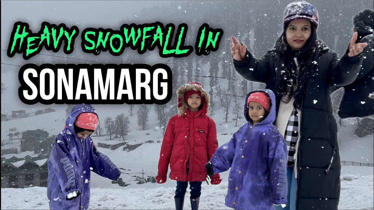 SONAMARG Kashmir | Heavy Snowfall In Sonamarg | April 2024 |