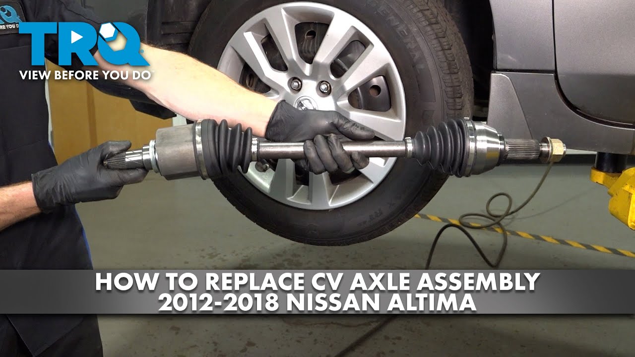 Как заменить передний мост CV в сборе на Nissan Altima 2012-2018