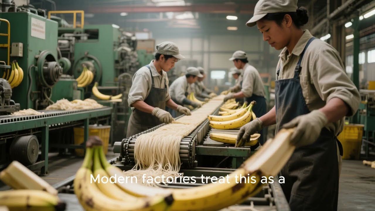 Inside the Largest High-Tech Banana Stem Factory You've Never Seen Before (Full Process)Tech Banana