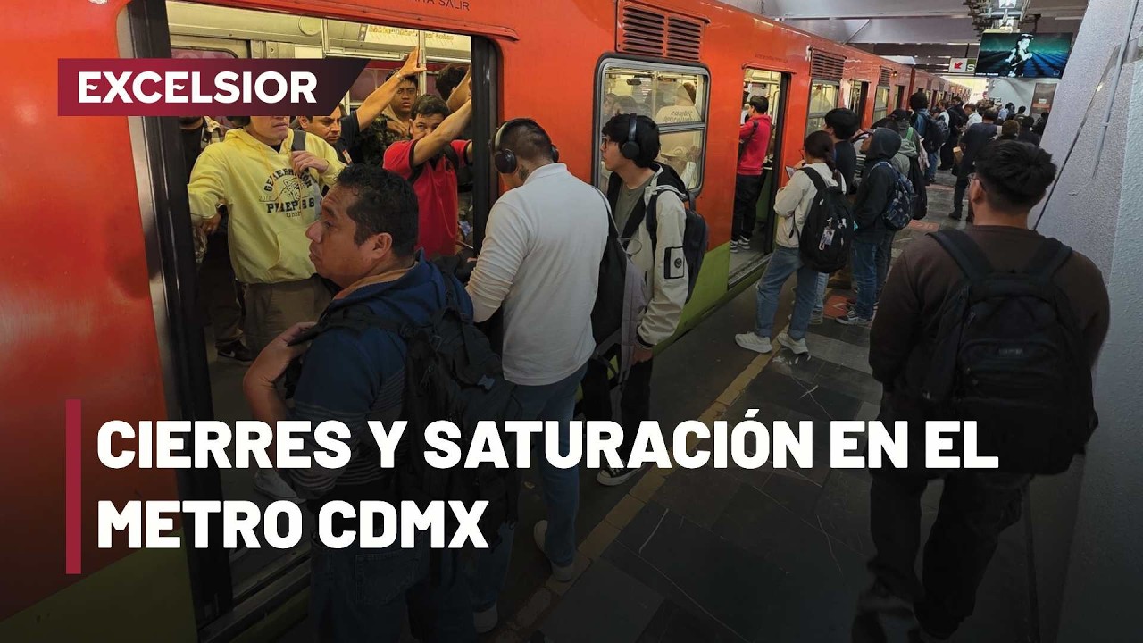 Paro en el Metro CDMX provoca retrasos y saturaci&oacute;n