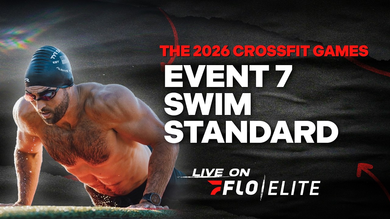 The 2026 CrossFit Games Men's Individual Event 7 Heat 1 Replay | Swim Standard