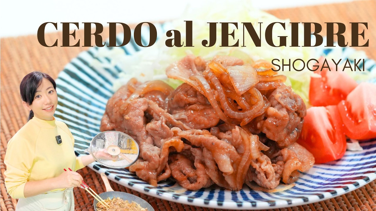 Cerdo al Jengibre Japonés - SHOUGAYAKI | Recetas Caseras Fáciles