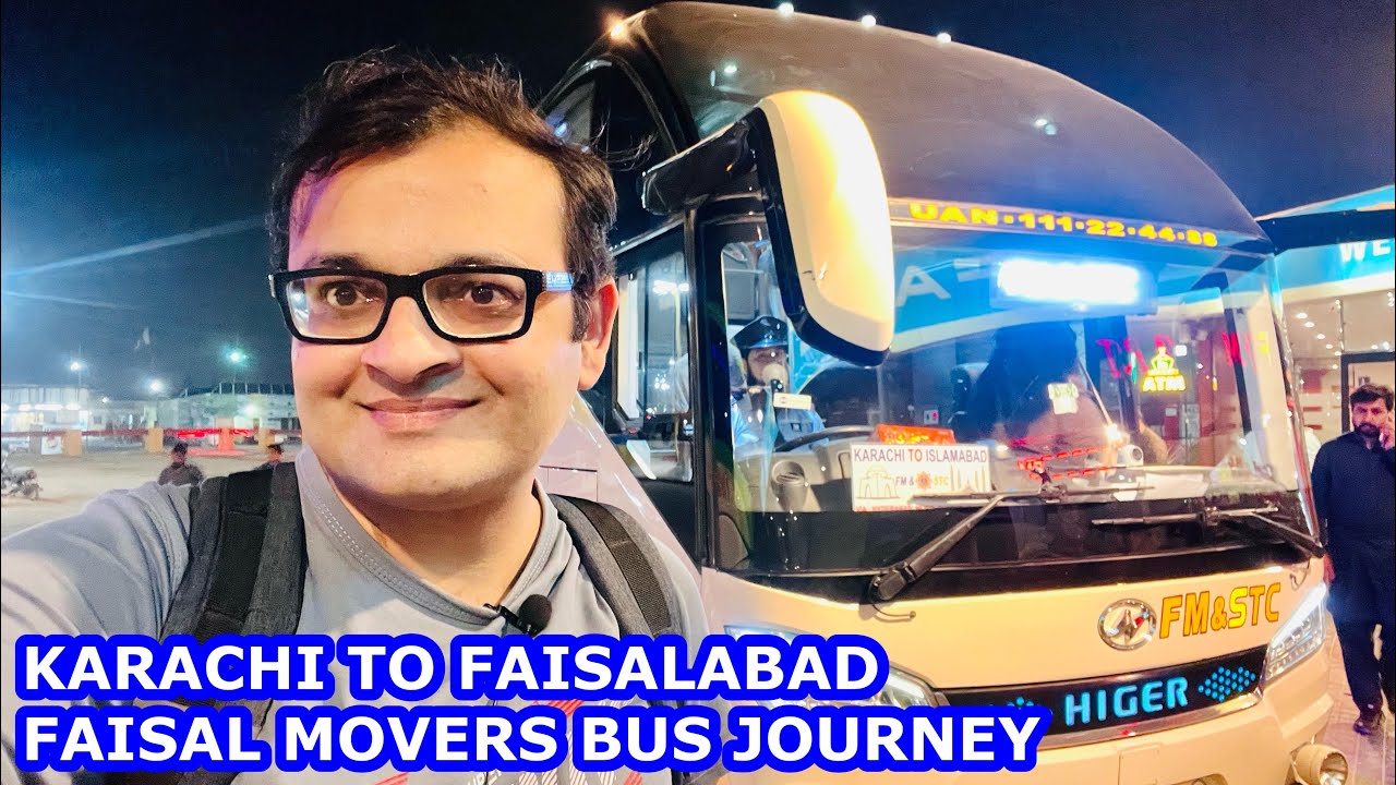 faisal movers executive class karachi to Faisalabad 6th march 2023 ticket price pkr 5500 Urdu Hindi