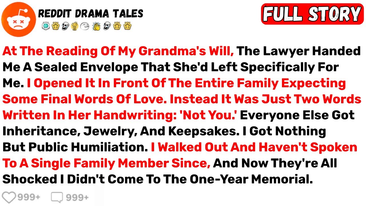 At The Reading Of My Grandma's Will, The Lawyer Handed Me A Sealed... - Best Reddit Stories