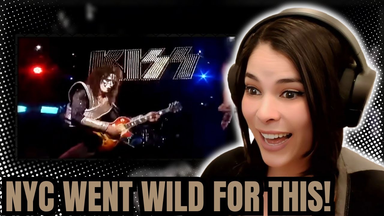 Реакция KISS Rock And Roll All Nite 💥 Легендарное присутствие на сцене на ПОЛНОМ экране.