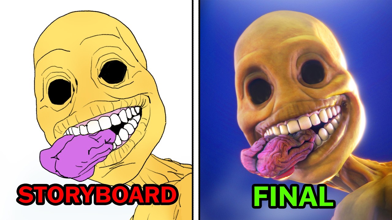 [STORYBOARD vs FINAL] It's me, It's Verity - Horror Skunx (official song)
