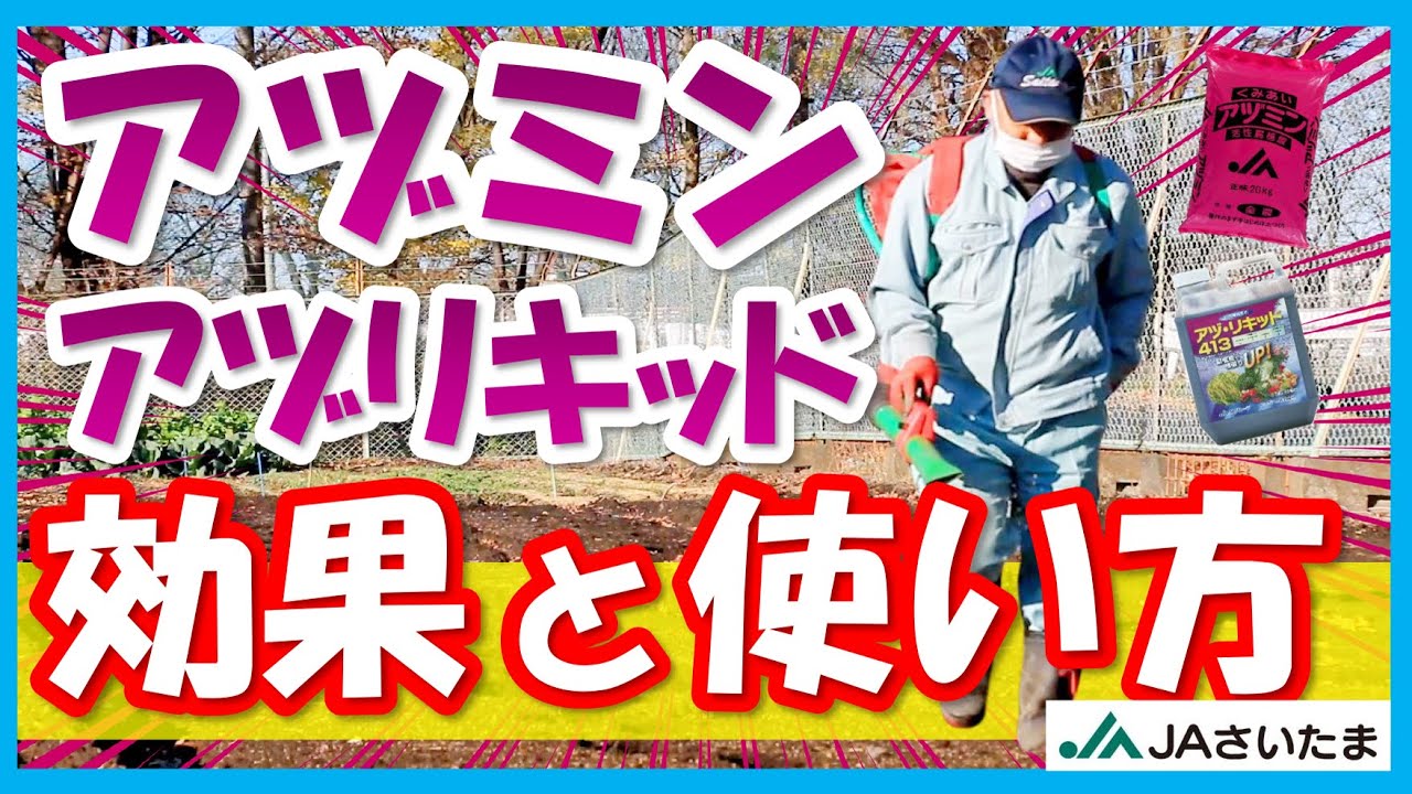 【 アヅミン アヅリキッド 使い方 】 特徴や効果、使い方を紹介します！ JAさいたま×デンカ株式会社