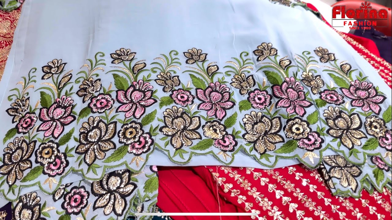 EP 202- 2025 Eid का सूट ख़रीदो सीधा Manufacturer से l Ladies Suit Wholesale At Surat #alinaCut #eid