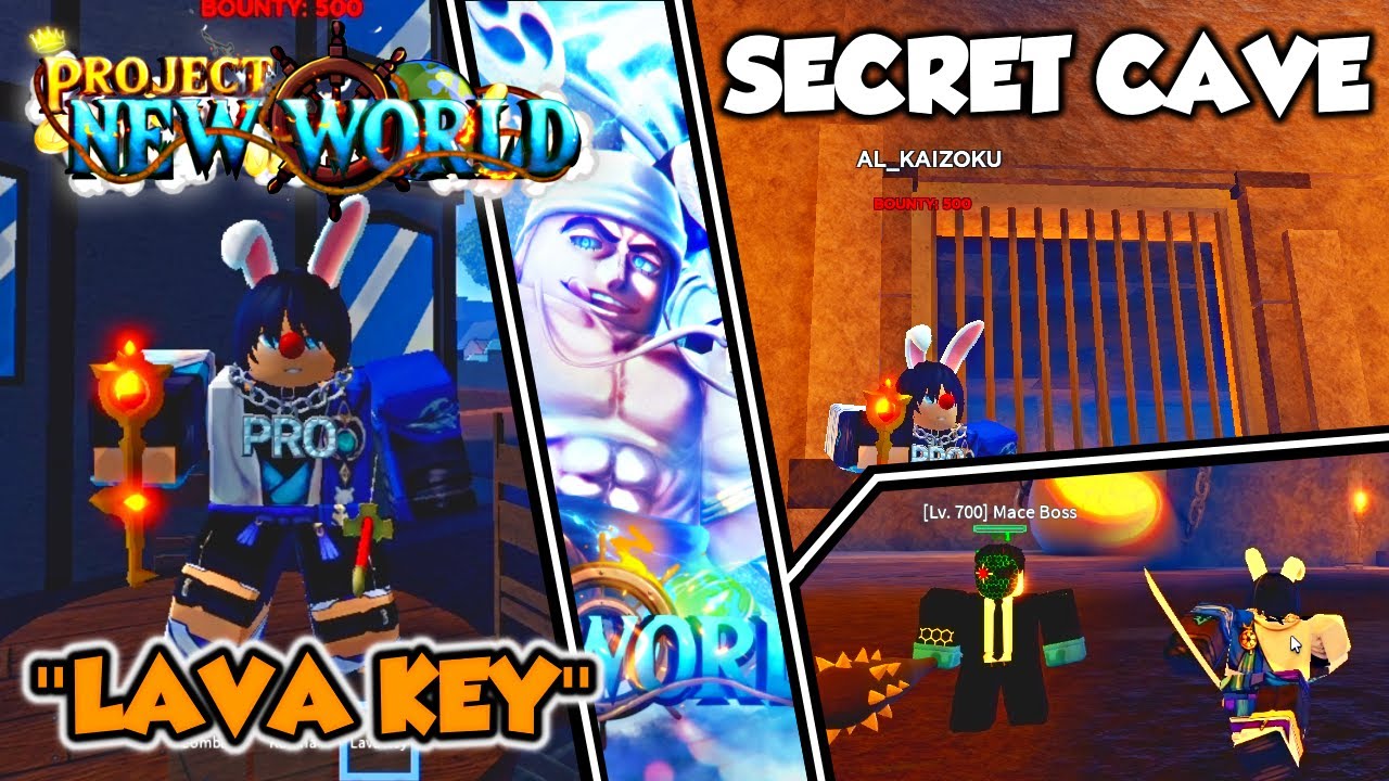 HOW TO GET LAVA KEY IN PROJECT NEW WORLD [MACE SWORD]