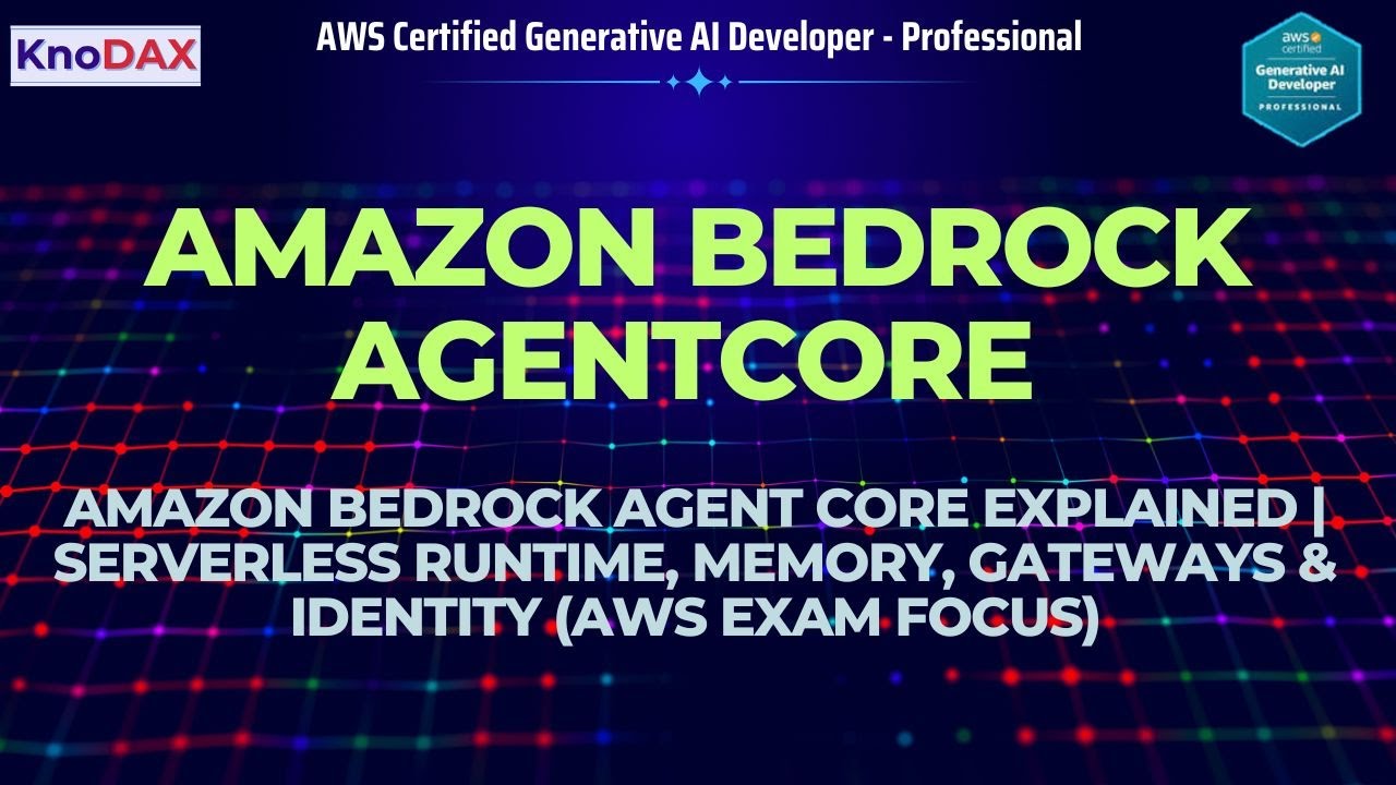 Amazon Bedrock AgentCore: объяснение принципов работы | Среда выполнения бессерверных приложений,...