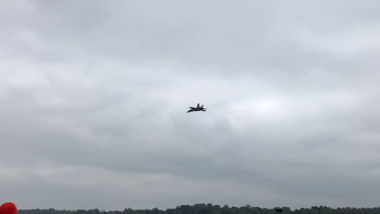 Canadian Forces CF-18 Demo Team High Speed Pass 2018 Spirit Airshow and STEM Expo