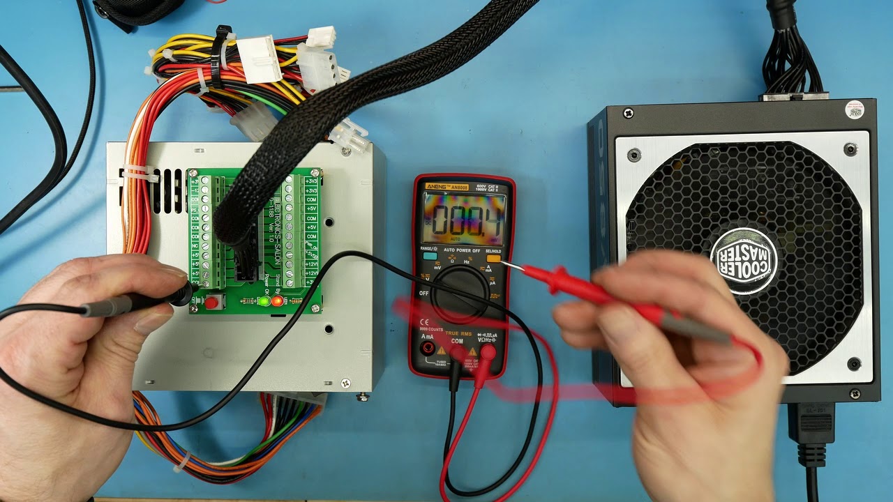 #47 Using Electronics Salon's ATX PSU Breakout Board to Test Power Supply