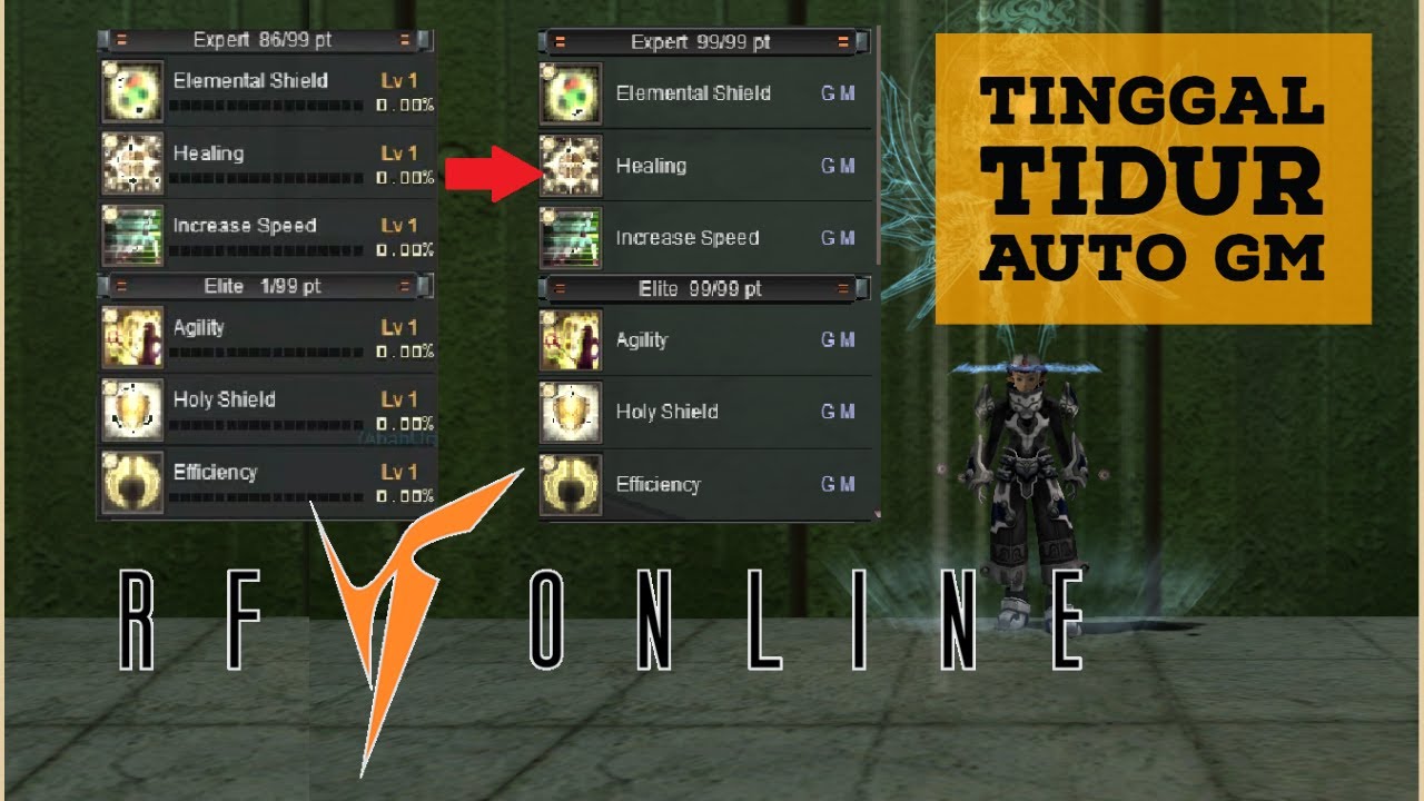 Berapa lama GB PT SKILL BUFF MAGE??!!  [RF Online Remastered Indonesia]